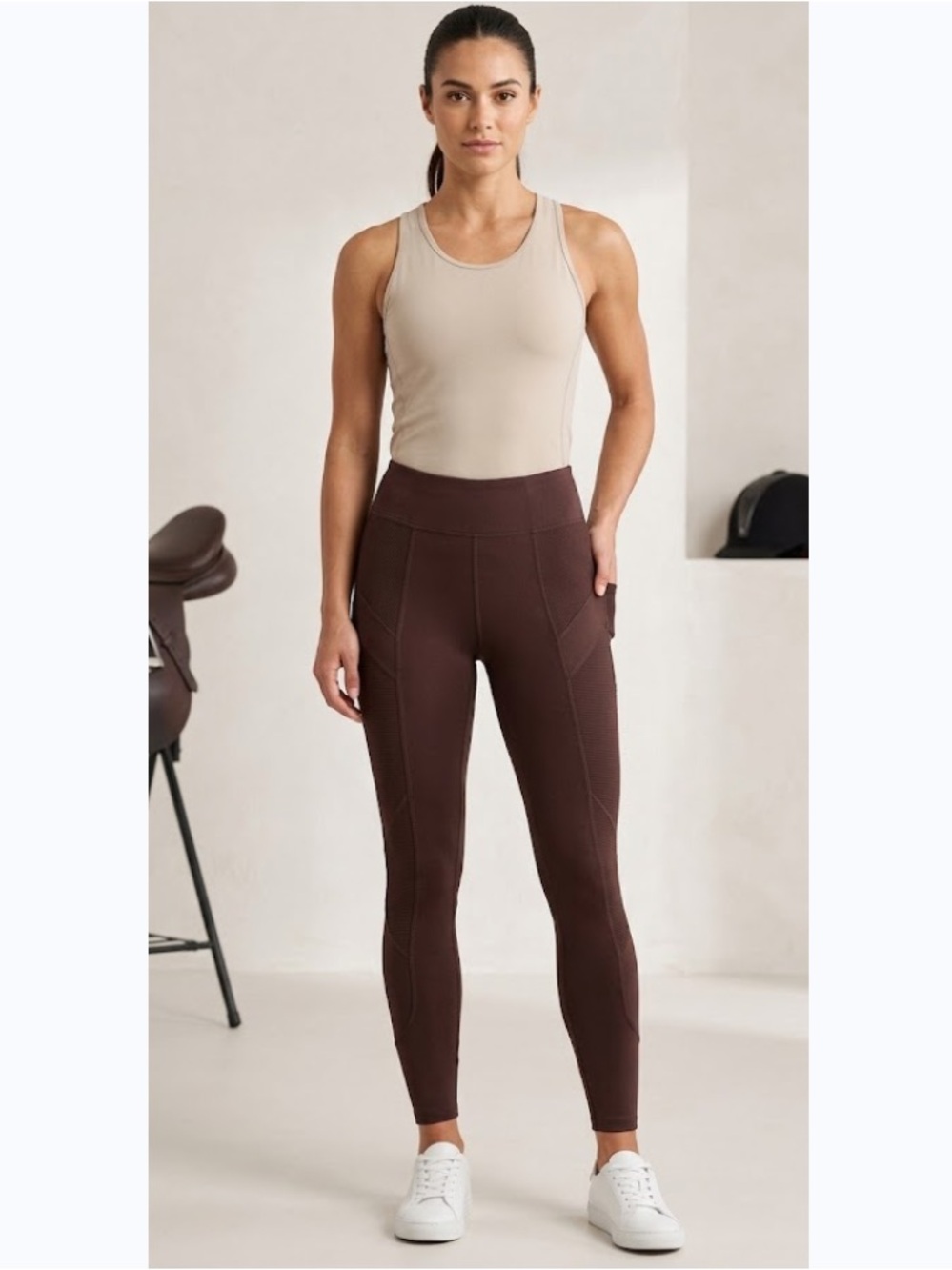 Brown Riding Pants / Leggings Sz S